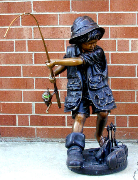 Antique Bronze Sculpture Boy Fishing Statue - China Bronze Sculpture Boy  Fishing Statue and Antique Bronze Boy Statues price