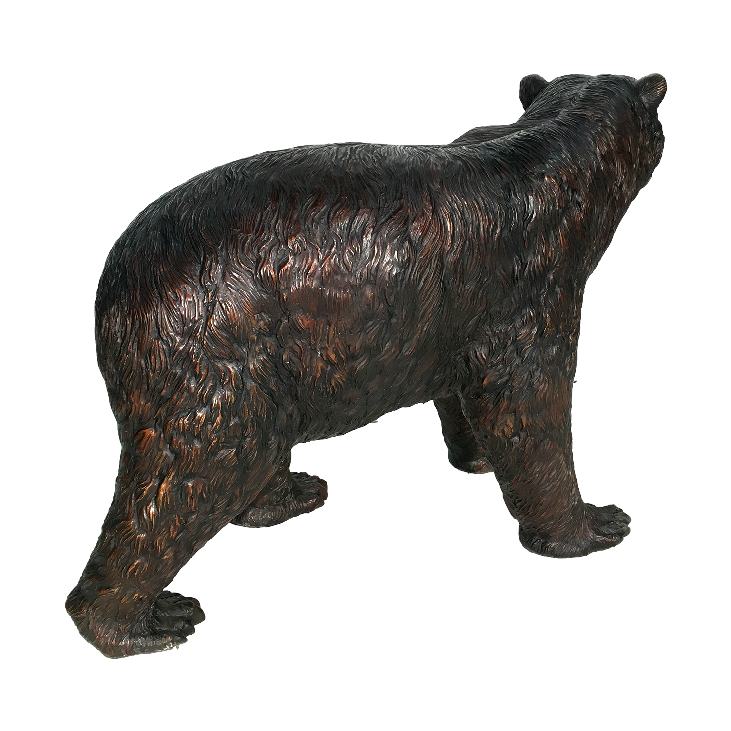 Bronze Medium Standing Bear Sculpture | Metropolitan Galleries Inc.