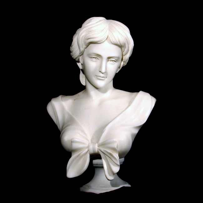 Marble Female Bust Sculpture - Metropolitan Galleries Inc.